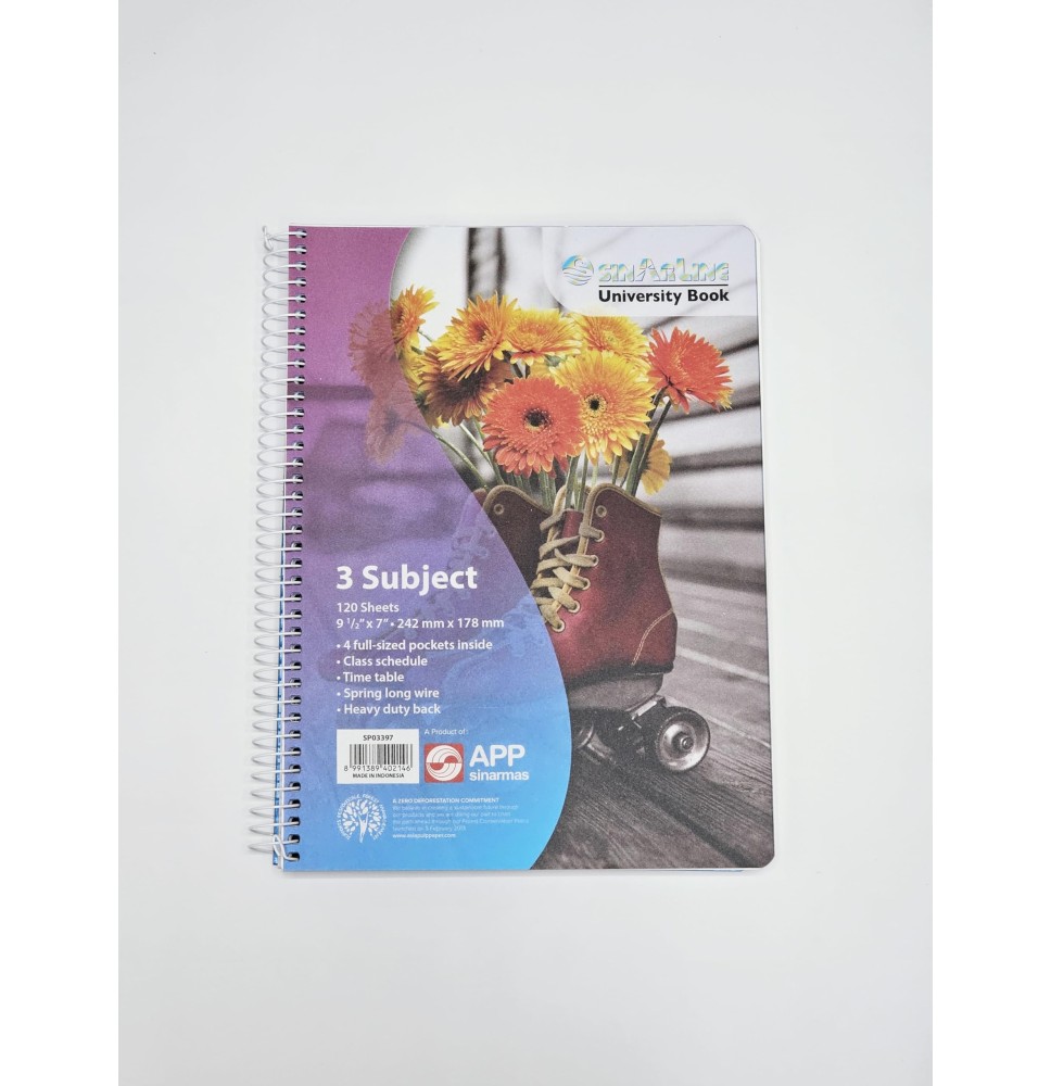 Sinarline Spiral Notebook 1Pc