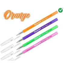 Luxor Stick Neon Ball Point Pen 1Pc - Orange