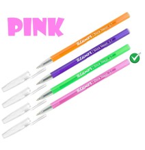 Luxor Stick Neon Ball Point Pen 1Pc - Pink