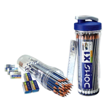 doms x1 hb/2 graphite pencils 30 pieces +sharpner eraser ruler