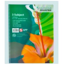 Sinarline Spiral Notebook 3 Subject 1Pc