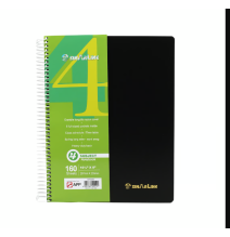 Sinarline 4subject Notebook 10.5x8 160Sht 1Pc