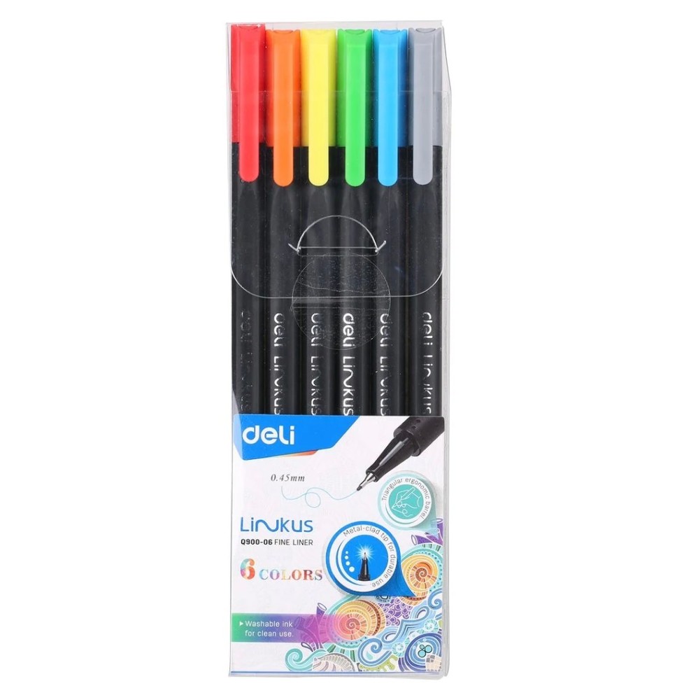 Deli Linkus 6 Fine Liner 0.45mm 1Pc