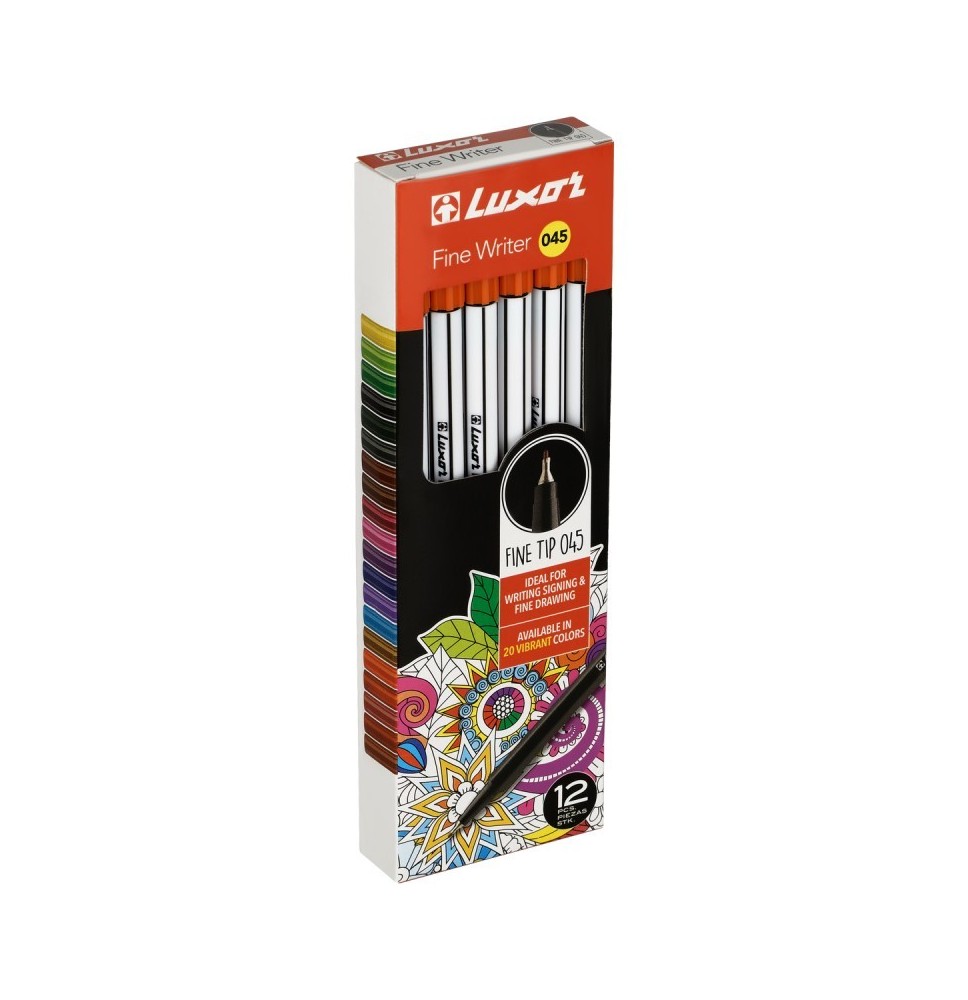 Luxor Fine Writer 12Pcs*1Pkt