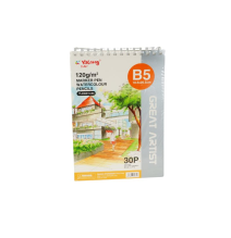 Yalong Spiral Watercolor Pad B5 30Pages 1Pc