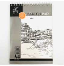 Yalong Sketch Pad 24sheet A4 1Pc