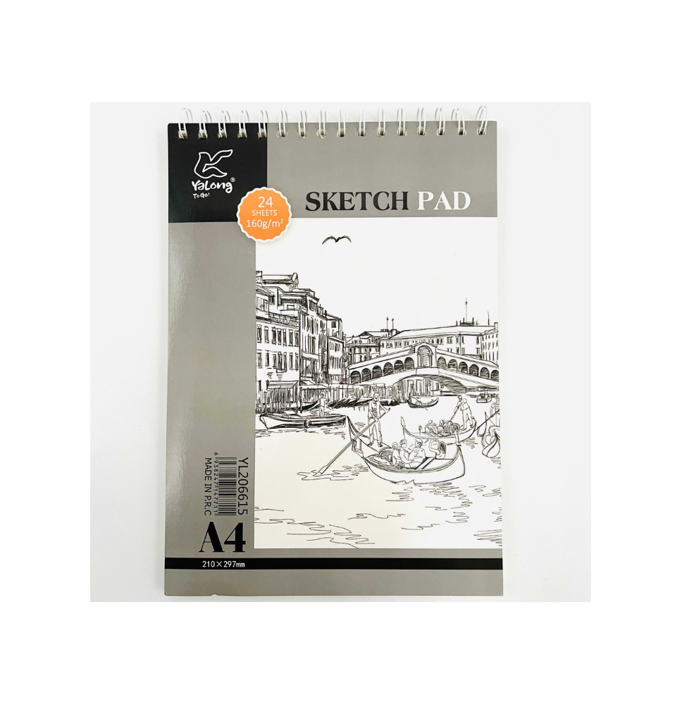 Yalong Sketch Pad 24sheet A4 1Pc