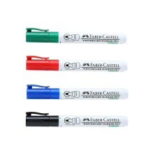 faber-castell 4 colour white board marker refillable bullet tip