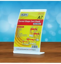 Kejea Curved Shape Card Stand 74x105MM 1Pc