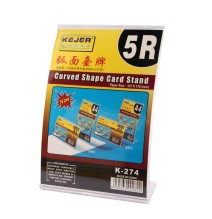 Kejea Curved Shape Card Stand 127x178mm 1Pc