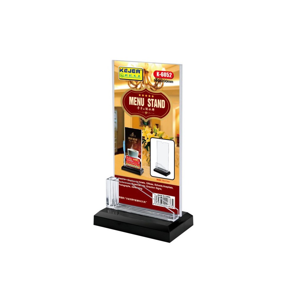 Kejea Menu Stand 100x200mm 1Pc