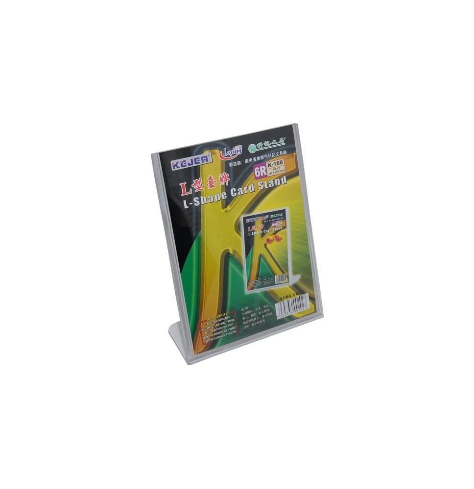 Kejea L-Shape Card Stand 152x203mm 1Pc