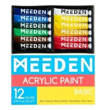 Meeden Acrylic Paint Pastel 12*22Ml 1Box