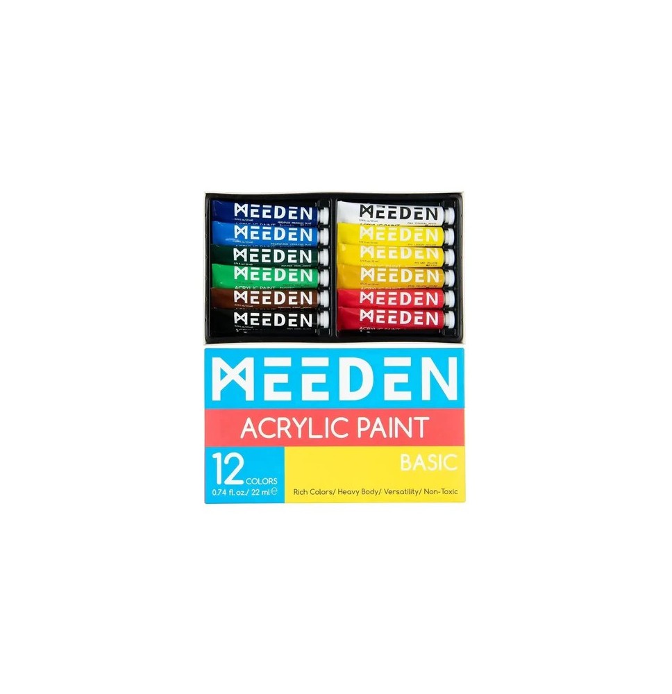 Meeden Acrylic Paint Pastel 12*22Ml 1Box