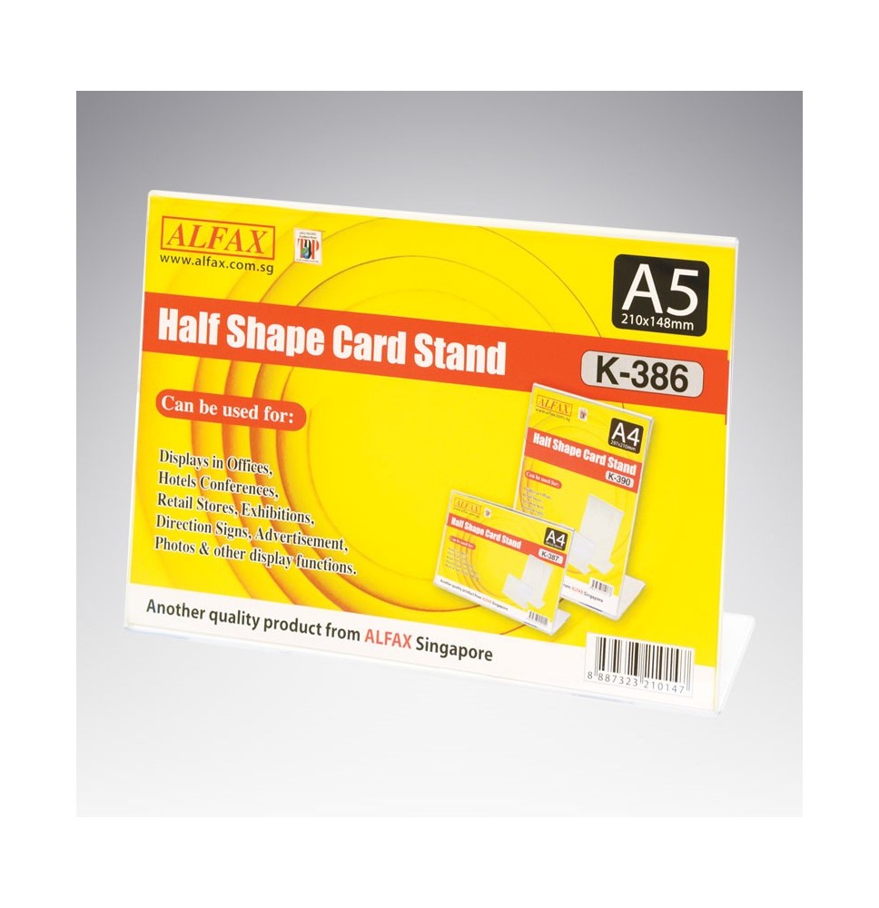 Kejea Half Shape Card Stand A5 148x210mm 1Pc