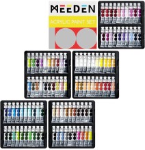 Meeden Acrylic Paint Set 100Pcs 1Box