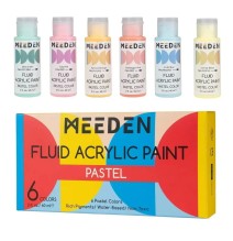 Meeden Fluid Acrylic Paint Pastel 6*60Ml