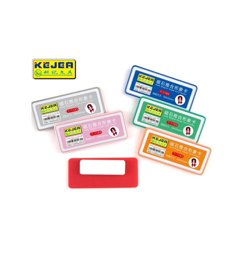 Kejea Slide Magnet Image Card Holder 50x20mm 1Pc