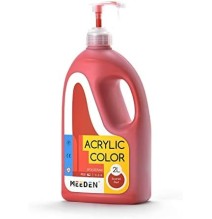 Meeden Acrylic Color-Scarlet Red 2Ltr