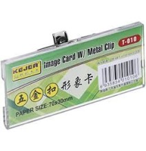 Kejea Image Card W/Metel Clip 1Pc