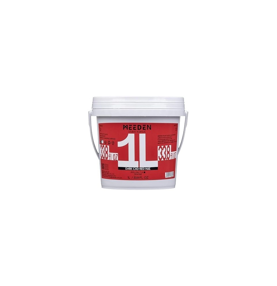 Meeden Studio Acrylic-Scarlet Red 1Ltr