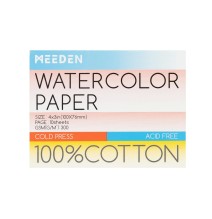 Meeden Water Color Paper 4*3: 10SHt*1Pkt