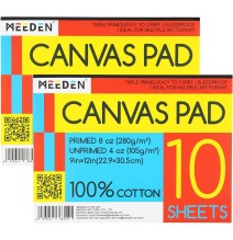 Meeden Canvas Pad 280Gsm 9*12" 10SHts