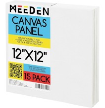 Meeden Canvas Panel Thin 12*12" 15Pcs*1Pkt