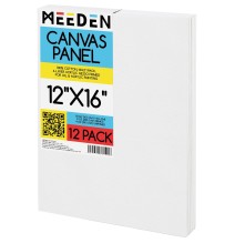 Meeden Canvas Panel Thin 12*16" 12Pcs*1Pkt