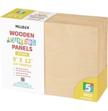 Meeden Wooden Painting Panel9*12" 1PC