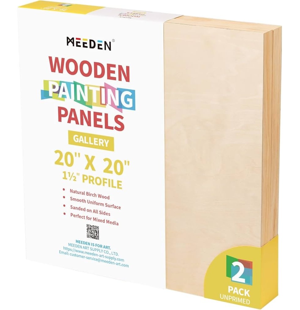 Meeden Wooden Painting Panels  20*20" 1PC