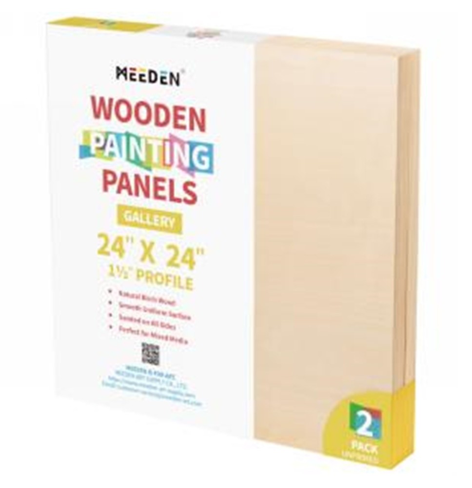 Meeden Wooden Painting Panels  24*24" 1Pc