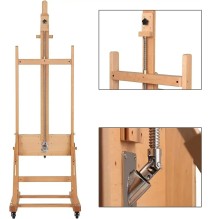 Meeden Large Studio H-Frame Crank Easel 1Pc