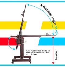 Meeden Single Pole Tilting Studio Easel 1Pc