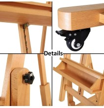 Meeden Large H-Frame Studio Easel 1Pc