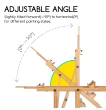 Meeden Large H-Frame Studio Easel 1Pc