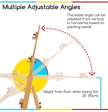 Meeden Versatile Studio H-Frame Easel 1Pc