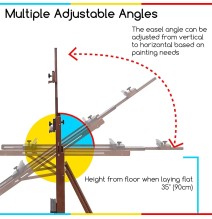 copy of Meeden Versatile Studio H-Frame Easel 1Pc