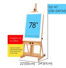 Meeden Versatile Studio H-Frame Easel 1Pc