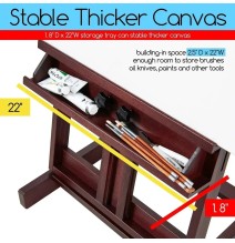 Meeden Adjustable H-Frame Studio Easel 1Pc