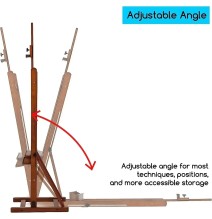 Meeden Medium-Duty Studio H-Frame Easel W/Storage Tray 1Pc