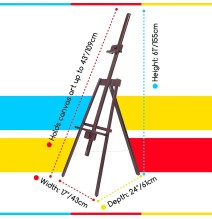 Meeden Basic Adjustable Display Easel 1Pc