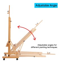 Meeden Large Studio H-Frame Easel 1Pc