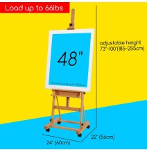 Meeden Large Studio H-Frame Easel 1Pc