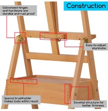 Meeden Forward Tilt Studio H-Frame Easel 1Pc