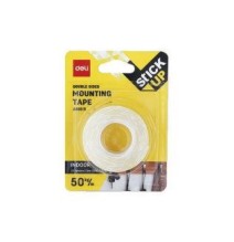 Deli Invisible Tape W/dispenser 18mmx7.62M 1pc