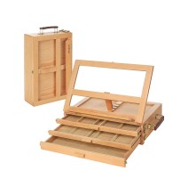 Meeden Tabletop Sketchbox Easel With 3-Drawer 1Pc