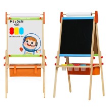 Meeden Double Sided Kids Wooden Art Easel Set 1Pc