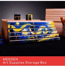 Meeden 4-Drawer Art Supplies Storage Box 1Pc