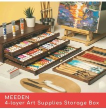 Meeden 4-Drawer Art Supplies Storage Box 1Pc